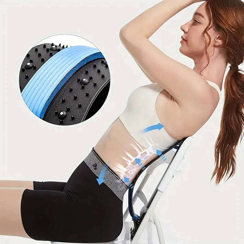 Extensor Dorsal Regulavel de 4 Niveis e Suporte Ergonomico Lombar