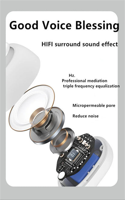 Fone Bluetooth Open-Ear Clip — TWS com Microfone