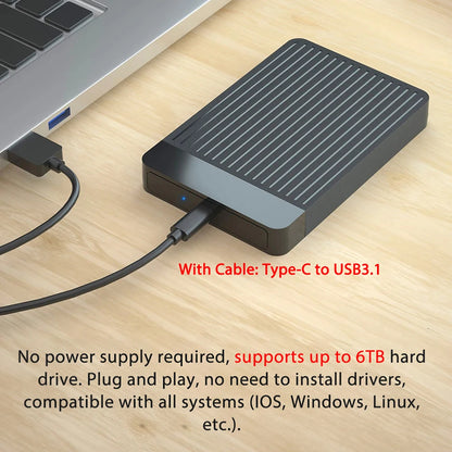 Case SATA 2,5" USB 3.0/3.1 — HDD e SSD Externo