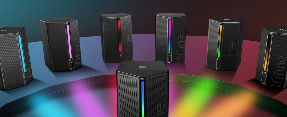 FIFINE A20 — Caixa de Som USB 2.0 com RGB