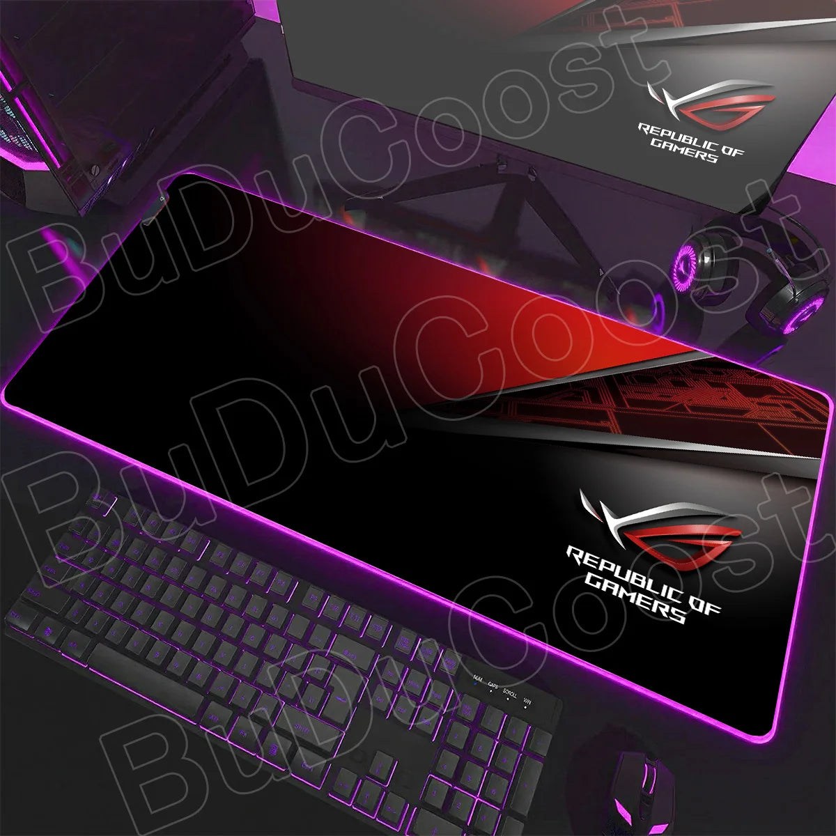 BuDuCoost — Desk Mat RGB Gamer 3 mm