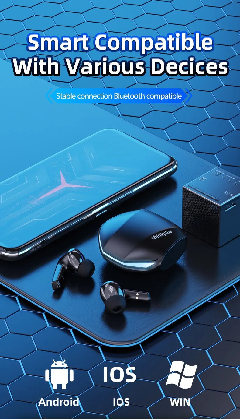 Lenovo GM2 Pro — Fone TWS Bluetooth com ANC