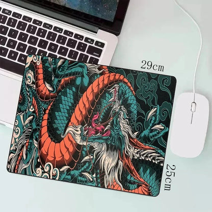 Mouse Pad Gamer Japanese Dragon — Desk Mat Speed