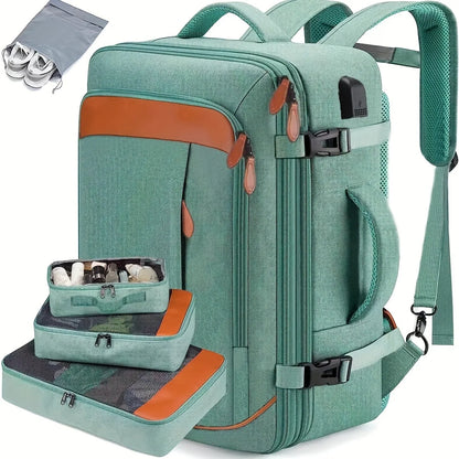 Mochila de Viagem Expansivel 40L Aprovada para Voo MOZHI