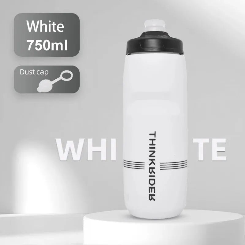 Caramanhola Squeeze ThinkRider em Polipropileno PP5 com Válvula Squeeze Jet e Protetor Contra Poeira (620ml / 750ml)