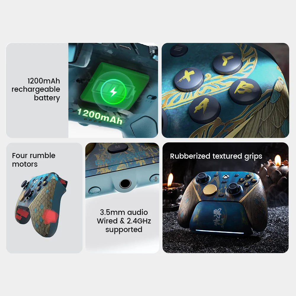 Controle Gamer GameSir G7 Pro Wuchang Sem Fio para Xbox, PC e Android