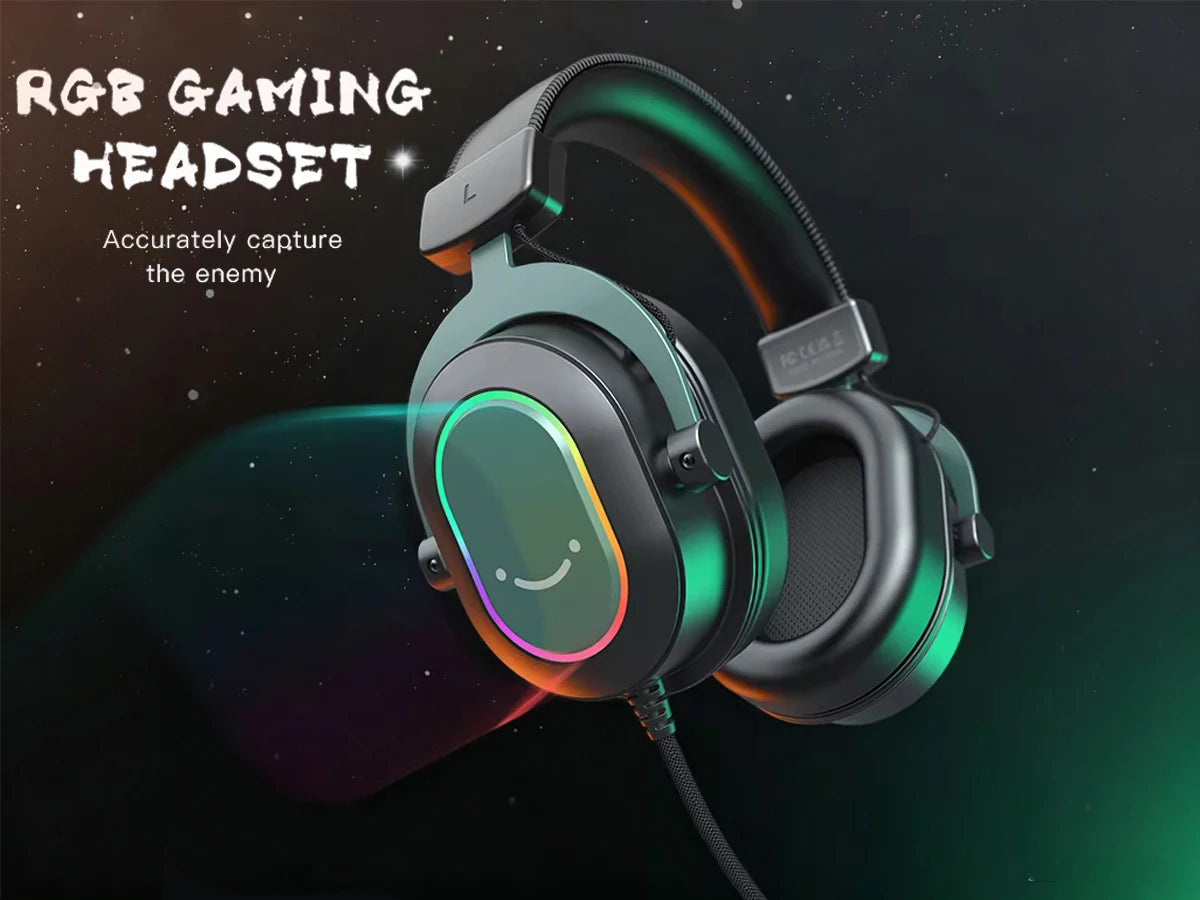 FIFINE H6 — Headset Gamer USB com RGB