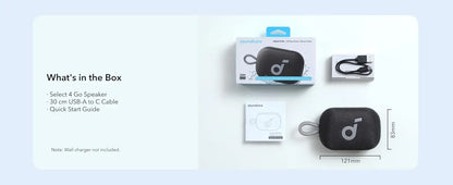 Soundcore Select 4 Go — Caixa de Som Bluetooth 5W IP67