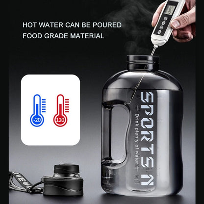 Garrafa Galão Esportiva em Tritan de Alta Capacidade com Canudo e Alça (1.7L / 2.7L)