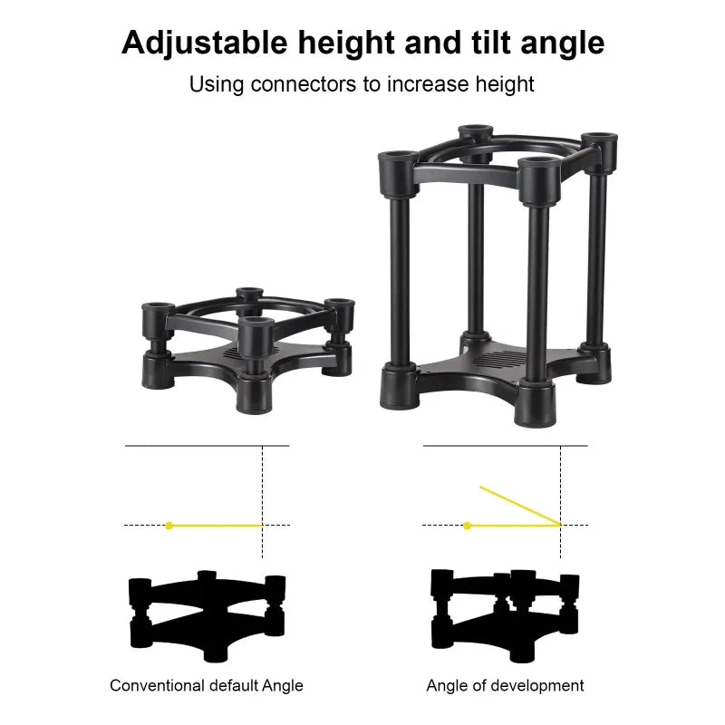 Suporte de Mesa para Caixas de Som — Ajustável