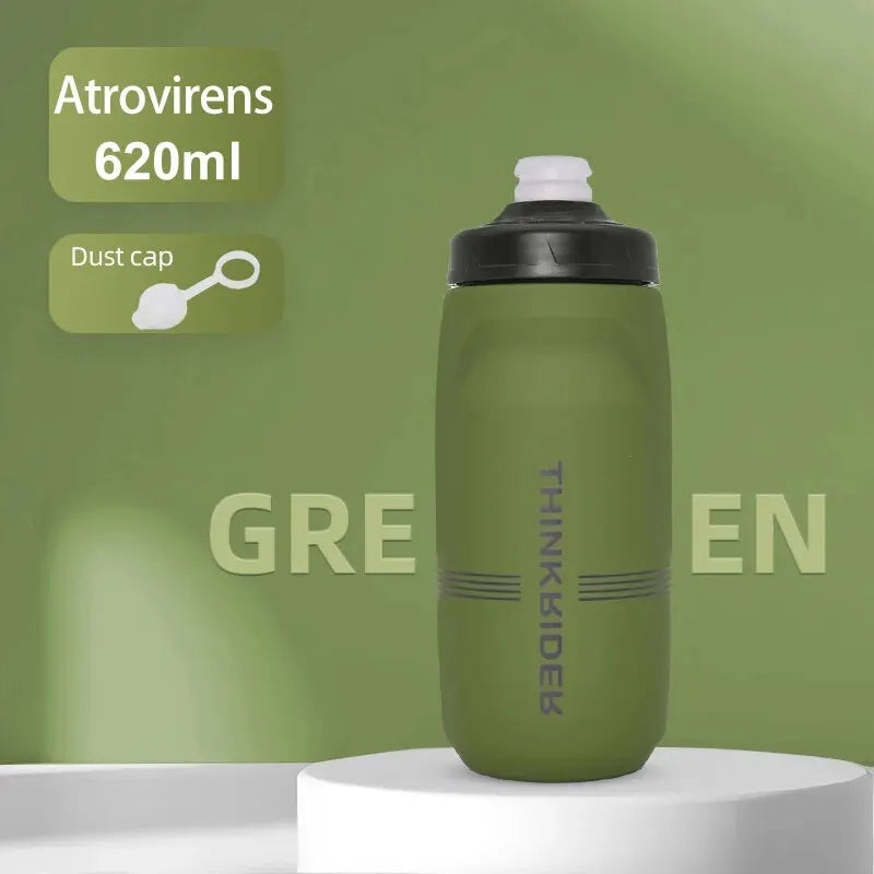 Caramanhola Squeeze ThinkRider em Polipropileno PP5 com Válvula Squeeze Jet e Protetor Contra Poeira (620ml / 750ml)