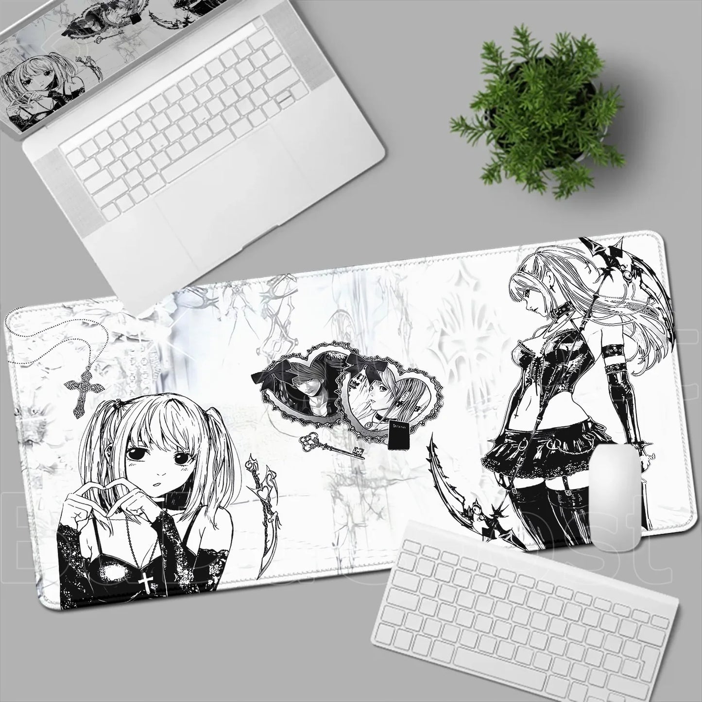 Mouse Pad Gamer Death Note – Light Yagami & Misa Amane XXL Speed