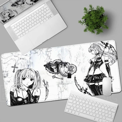 Mouse Pad Gamer Death Note – Light Yagami & Misa Amane XXL Speed