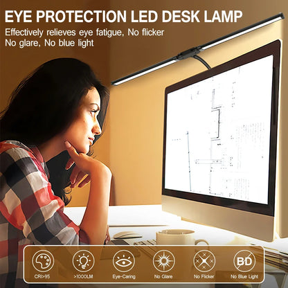 Luminária de Monitor LED Dupla ALTCHIHYQ com Sensor Touch