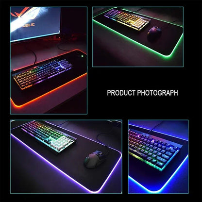 Riccu — Desk Mat RGB Gamer XXL 900 × 400 mm