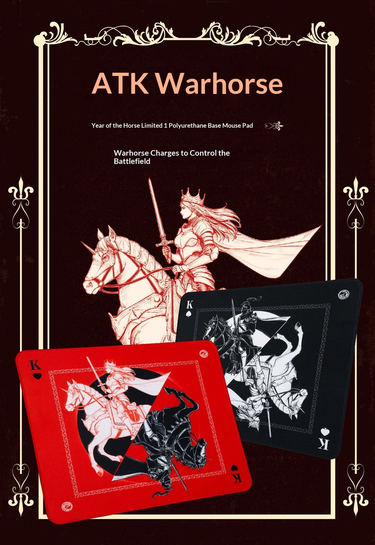 ATK Warhorse — Mouse Pad Gamer 4mm