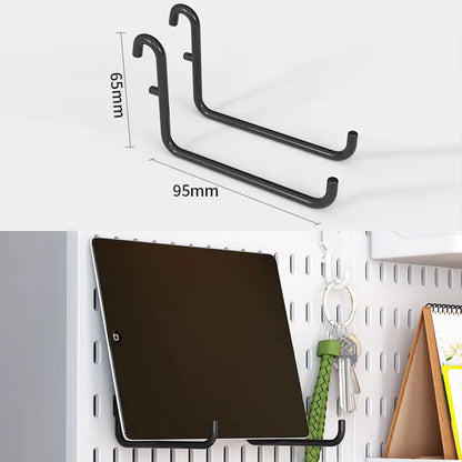 Painel Pegboard Gamer Organizador de Parede – Kit Completo com Suportes, Prateleiras e Ganchos para Setup