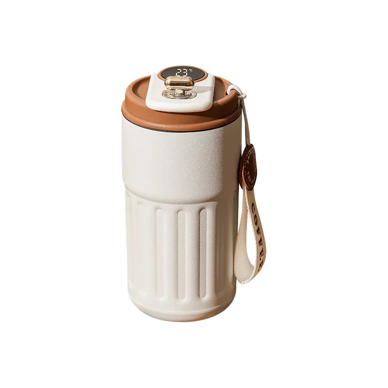Garrafa Termica Inteligente 450ml em Aco Inox 316 com Display Digital de Temperatura