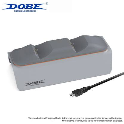 Base Carregadora KOMIER para 2 Controles PS5 DualSense com Indicador LED
