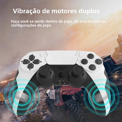 GAMINJA P48 — Controle Gamer Sem Fio para PS4, PS3 e PC