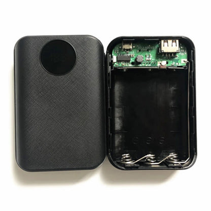 Case Power Bank DIY para 3x Baterias 18650 com Display LED e Montagem Sem Solda