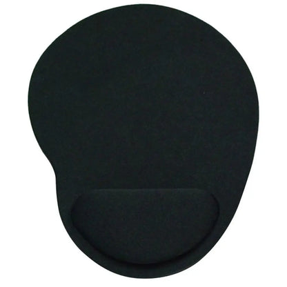 Mousepad ergonômico com apoio de pulso, confortável e antiderrapante, para PC e laptop.