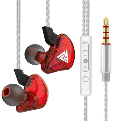 Fone de Ouvido QKZ AK6 com Microfone, Driver Dinâmico e Plugue P2 3,5 mm