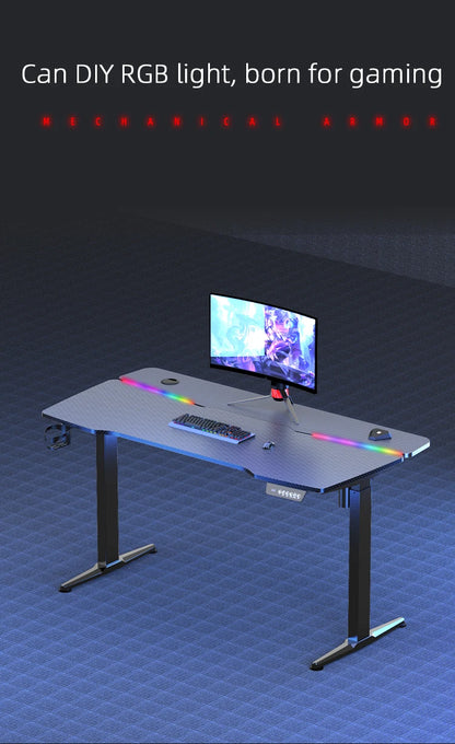 Mesa Ergonômica Elevatória Elétrica TwoBlow HA-03 com Regulagem de Altura Inteligente, Motor Duplo e Memória de Posições (140x70cm)