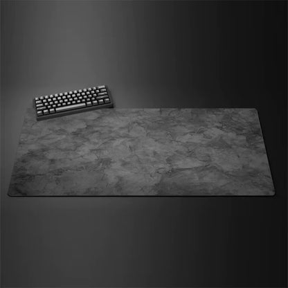 Mouse Pad Desk Mat Minimalista Cinza XXL – Superfície Control e Costura Reforçada