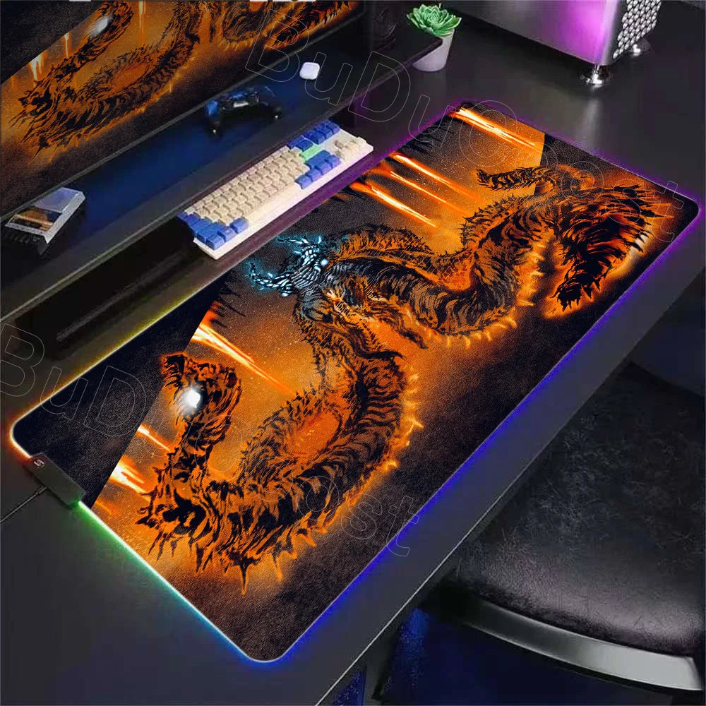 Desk Mat RGB Gamer — Mouse Pad XXL com Iluminação LED