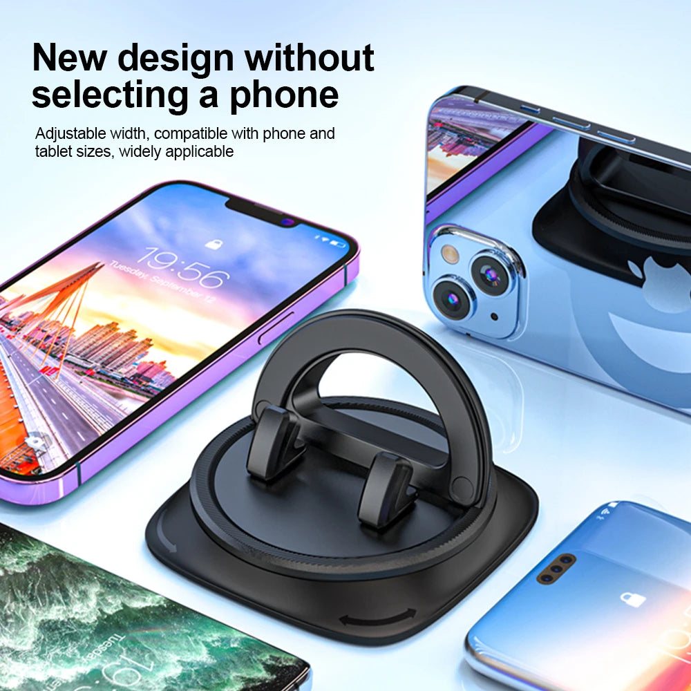 Suporte de Celular Automotivo KEBETEME para Painel com Rotação 360° Antiderrapante