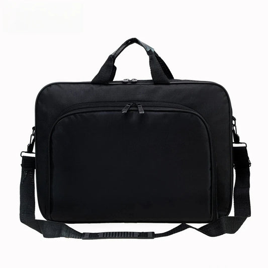 Maleta Pasta Executiva para Notebook até 15.6 e 17" – Bolsa de Ombro Transversal em Nylon Impermeável com Alça Ajustável