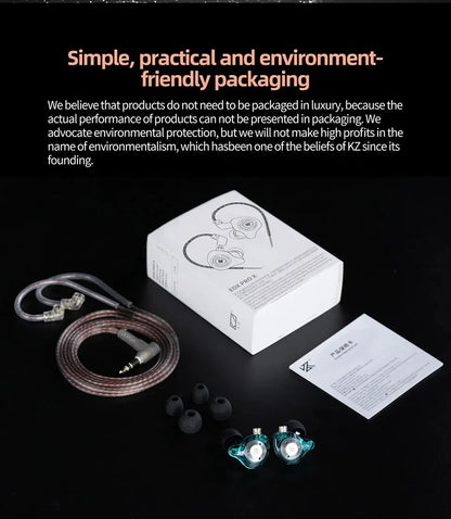 KZ EDX Pro X — Fone In-Ear com Microfone