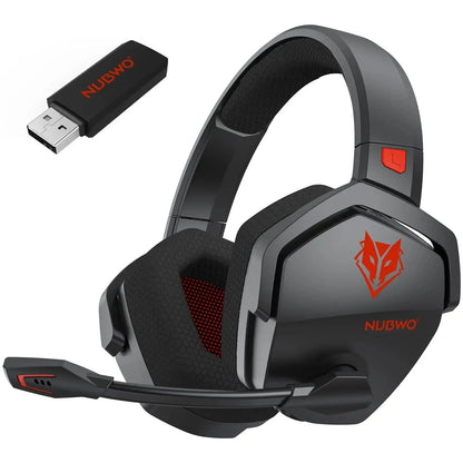 NUBWO G06 — Headset Gamer Sem Fio 2.4GHz + Bluetooth 5.3