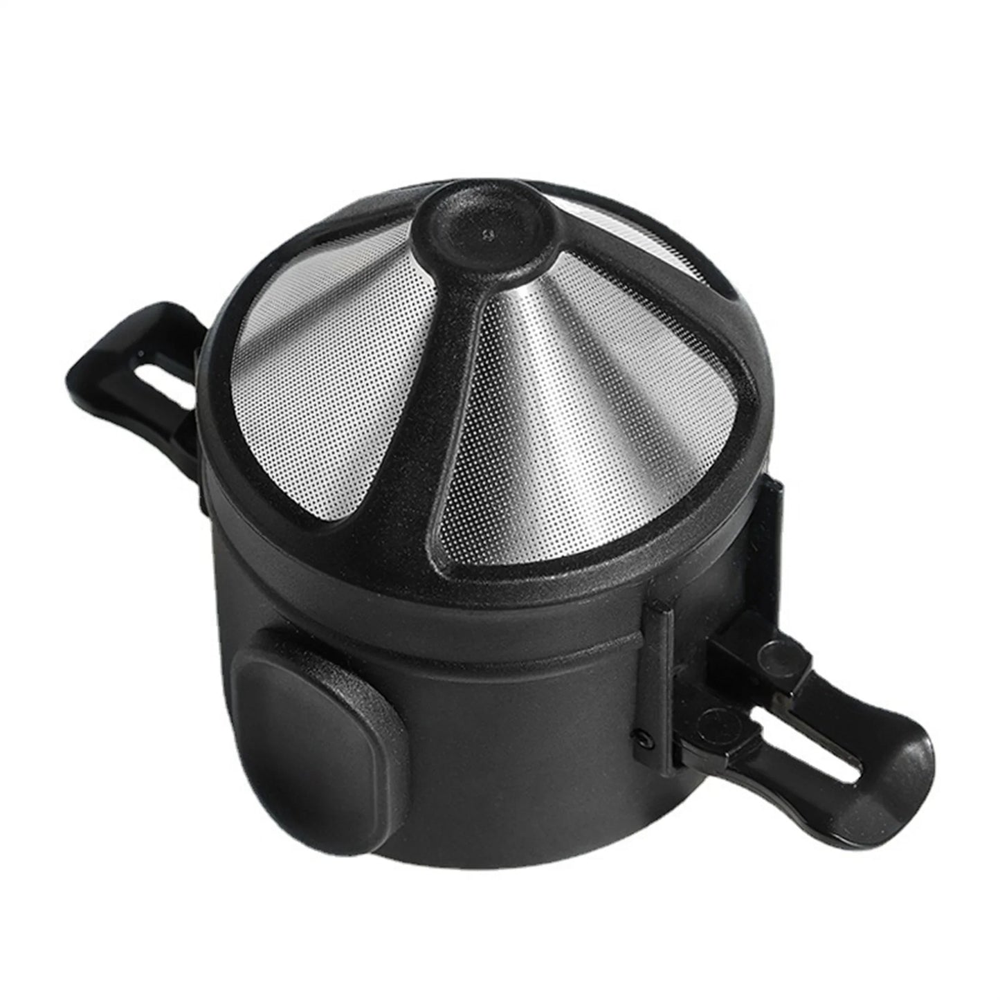 Kit Cafeteira Portátil Pour Over com Filtro Retrátil Inox e Caneca