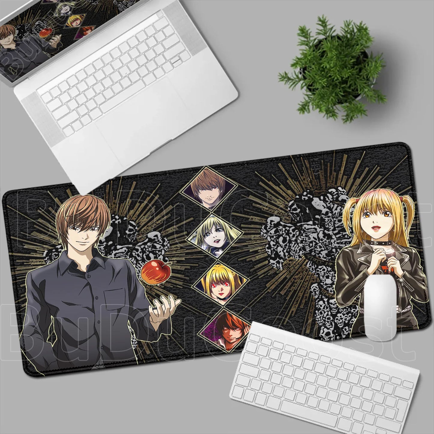 Mouse Pad Gamer Death Note – Light Yagami & Misa Amane XXL Speed